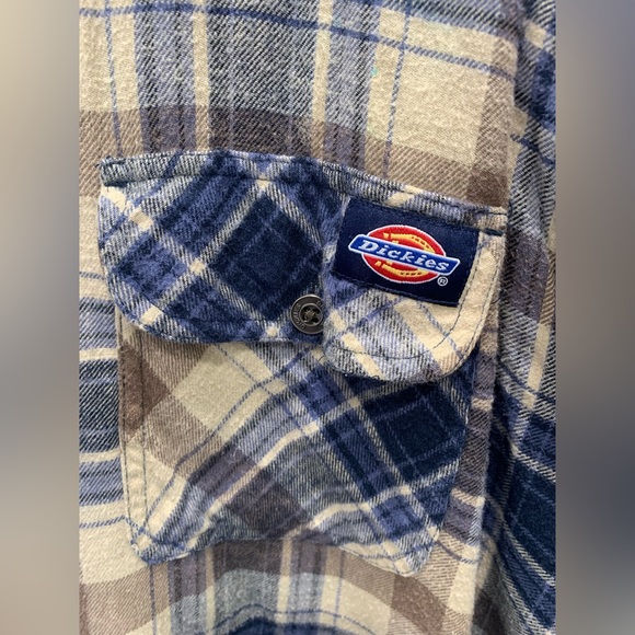 Men’s, Dickies, relaxed fit, hooded quilted shirt jacket. - Picture 4 of 5